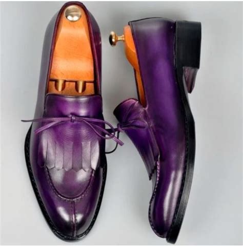 purple shoes men size 10